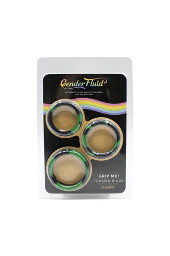 Shibari - Gender Fluid - Grip Me Cock Ring Set - Camo - Stag Shop