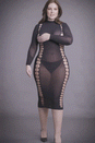 Shots Toys - Le Désir - SHA006 - Carme Dress - Black - OSXL - Stag Shop