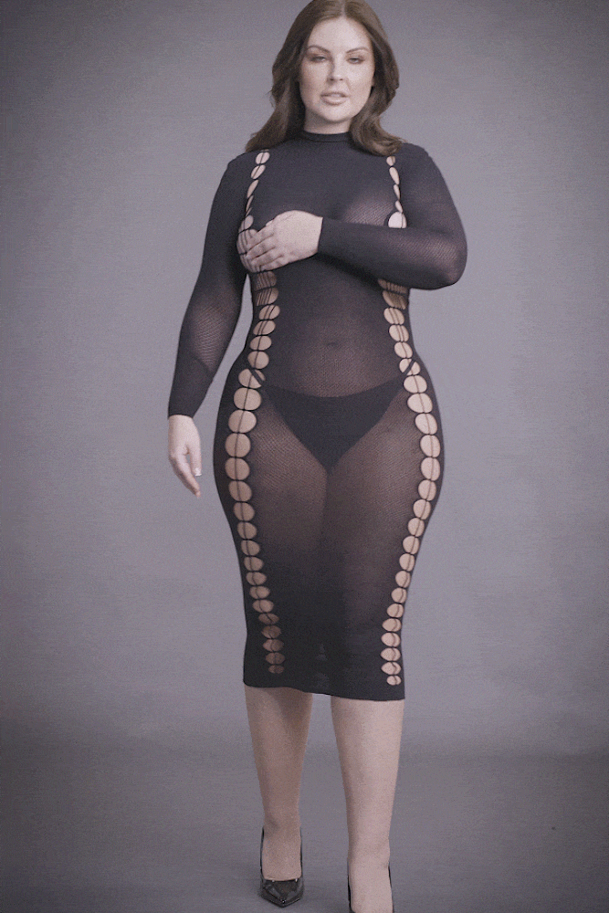 Shots Toys - Le Désir - SHA006 - Carme Dress - Black - OSXL - Stag Shop