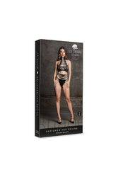 Shots Toys - Le Désir - SHA003 - Carpo Crop Top & Panty Set - Black - OS - Stag Shop