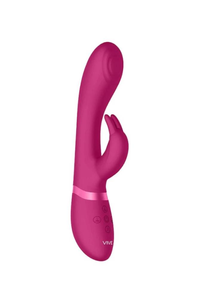 Shots Toys - VIVE - Cato - Pulse G-spot Rabbit Vibrator - Pink - Stag Shop