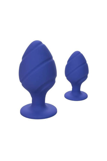 Cal Exotics - Cheeky Butt Plug Set - Purple - Stag Shop