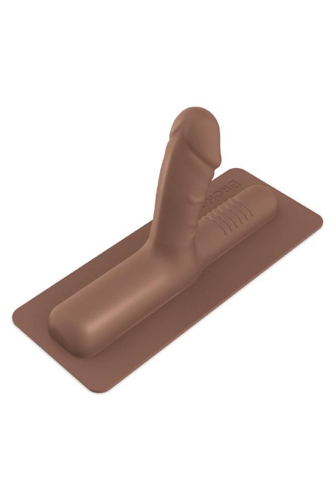 Cowgirl - Bronco - Realistic Silicone Attachment - Chocolate - Stag Shop