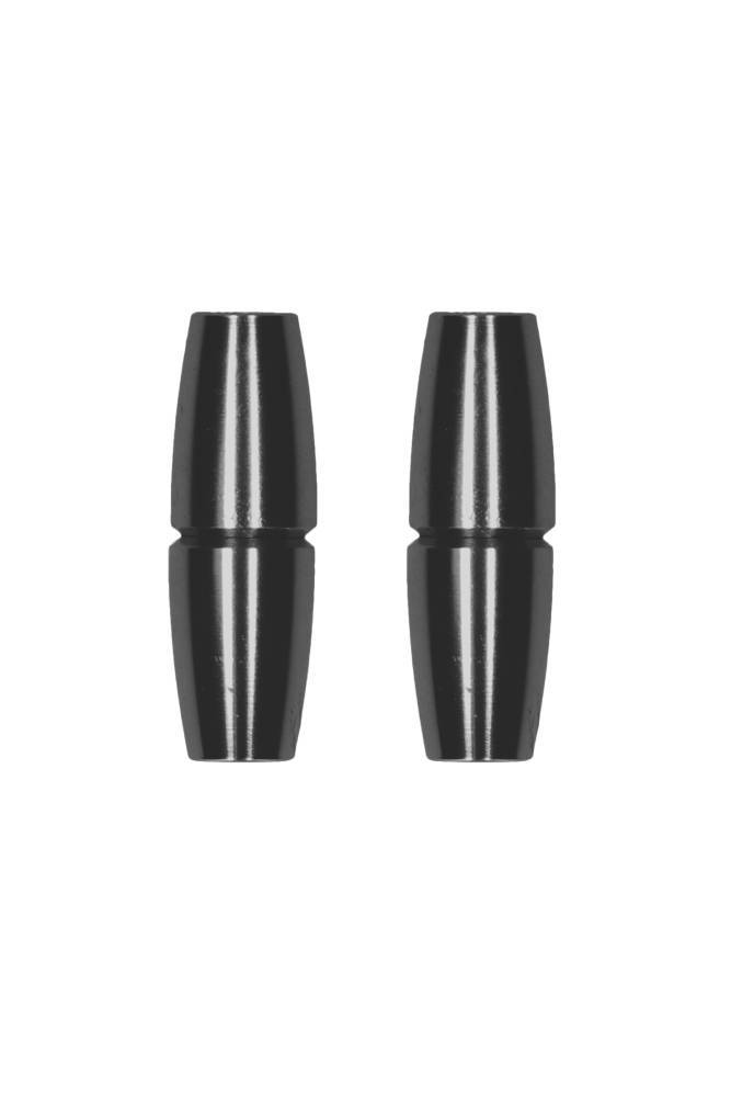 Ouch by Shots Toys - Sensual Cylinder - Magnetic Nipple Clamps - Silver - Stag Shop