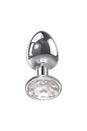 Adam & Eve - Clear Gem Anal Plug - Large - Stag Shop