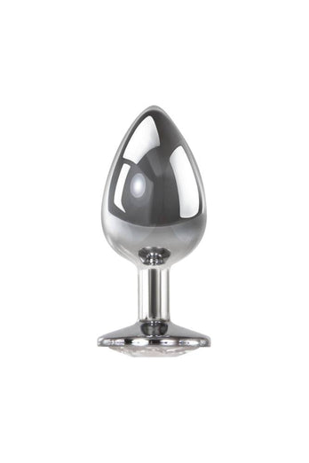 Adam & Eve - Clear Gem Anal Plug - Large - Stag Shop