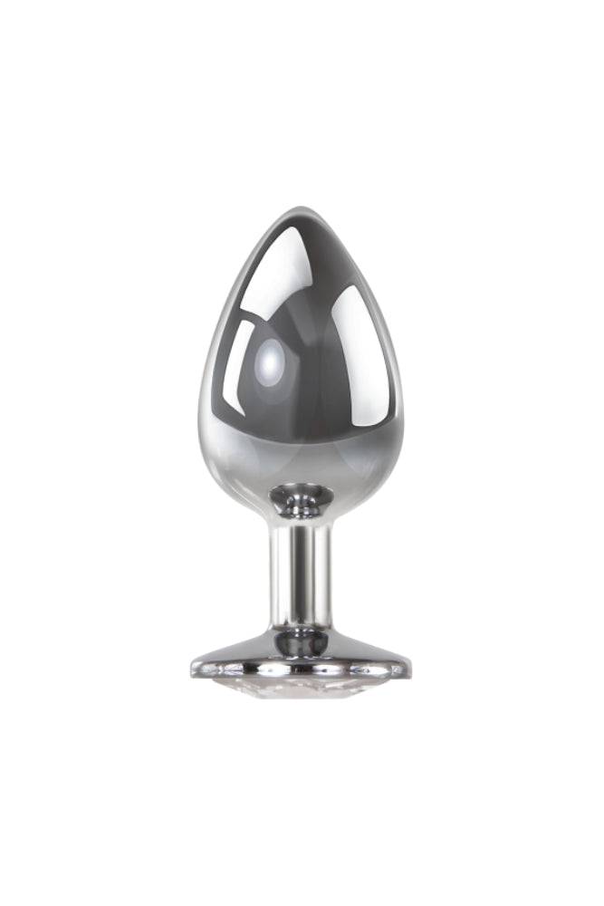 Adam & Eve - Clear Gem Anal Plug - Large - Stag Shop
