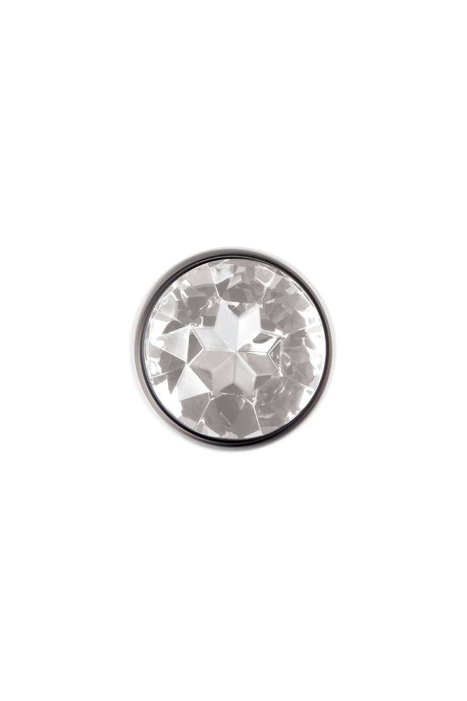 Adam & Eve - Clear Gem Anal Plug - Large - Stag Shop
