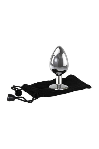 Adam & Eve - Clear Gem Anal Plug - Large - Stag Shop