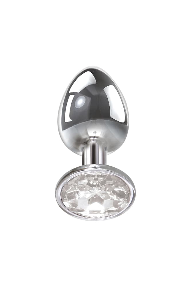 Adam & Eve - Clear Gem Anal Plug - Large - Stag Shop