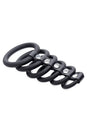 XR Brands - Gates of Hell - 6 Ring Silicone Cock Cage - Black - Stag Shop