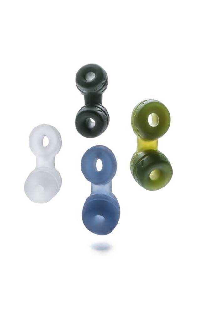 Perfect Fit - Silaskin Cock Ring and Ball Stretcher - Clear - Stag Shop