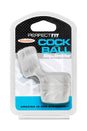 Perfect Fit - Silaskin Cock Ring and Ball Stretcher - Clear - Stag Shop