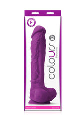 NS Novelties - Colours - 10 Inch Pleasures Dildo - Assorted Colours - Stag Shop