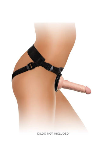 Pipedream - King Cock Elite - Comfy Body Dock Strap-on Harness - Black - Stag Shop