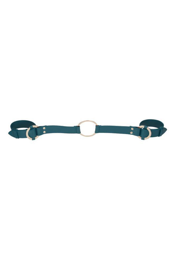 Ouch by Shots Toys - Halo - Handcuffs with Connector - Green - Stag Shop