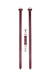 Ouch by Shots Toys - Halo - Thigh Cuffs - Burgundy - Stag Shop