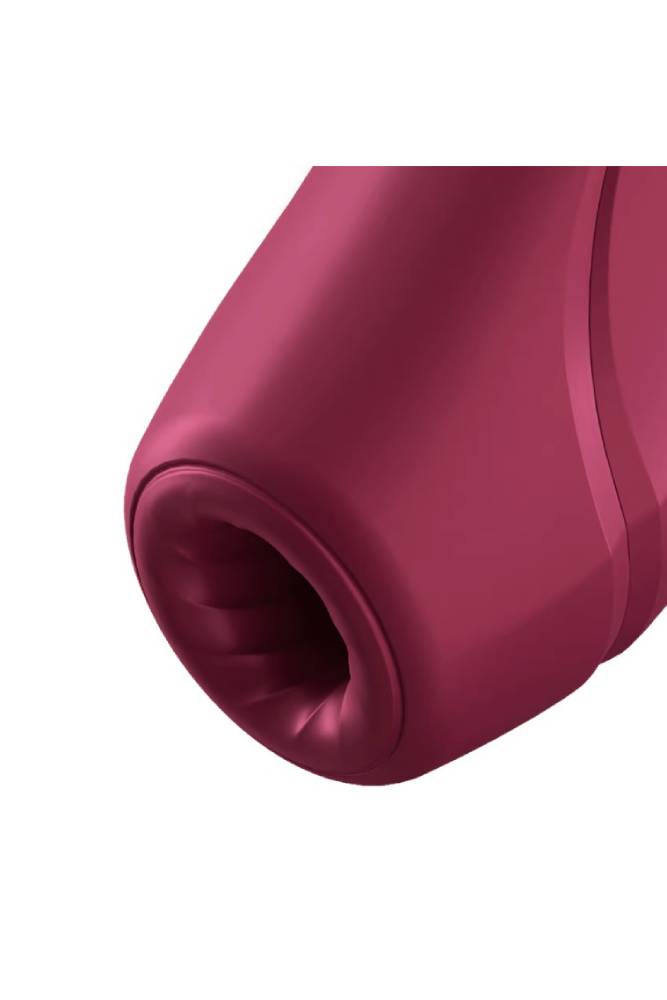 Satisfyer - Curvy 1 Plus Bluetooth Clitoral Stimulator - Bordeaux - Stag Shop