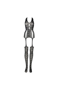 Thumbnail for Shots Toys - Le Désir - DES014 - Lace Suspender Bodystocking - OS - Black - Stag Shop