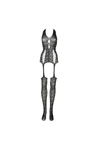 Thumbnail for Shots Toys - Le Désir - DES014X - Lace Suspender Bodystocking - OS/XL - Black - Stag Shop