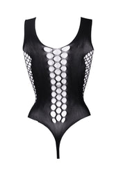 Shots Toys - Le Désir - DES019 - Fence Net Teddy - OS - Black - Stag Shop