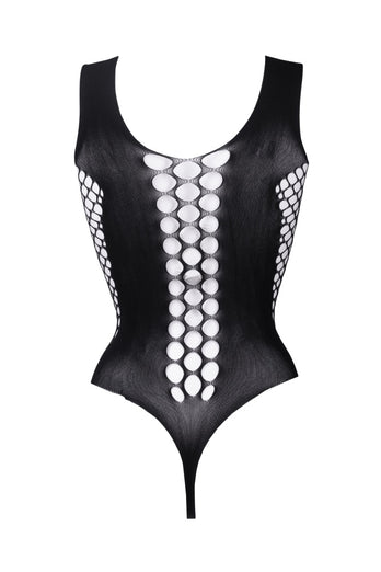 Shots Toys - Le Désir - DES019 - Fence Net Teddy - OS - Black - Stag Shop