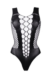 Shots Toys - Le Désir - DES019 - Fence Net Teddy - OS - Black - Stag Shop