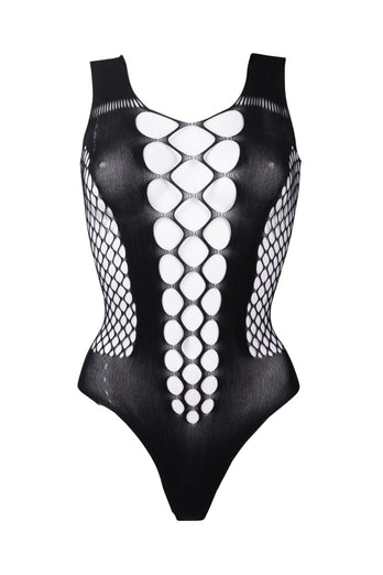 Shots Toys - Le Désir - DES019 - Fence Net Teddy - OS - Black - Stag Shop