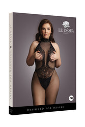 Shots Toys - Le Désir - DES026X - Crotchless Bodystocking - OS/XL - Black - Stag Shop