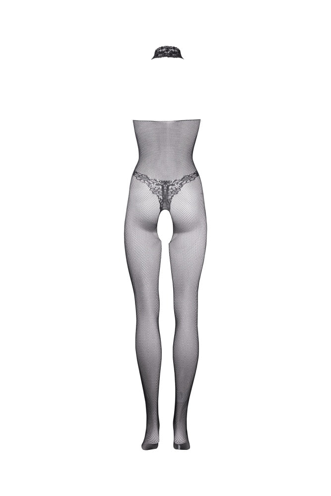 Shots Toys - Le Désir - DES026X - Crotchless Bodystocking - OS/XL - Black - Stag Shop