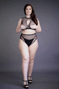 Shots Toys - Le Désir - DES027X - Key-Hole Bra Set - OS/XL - Black - Stag Shop