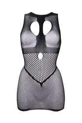 Shots Toys - Le Désir - DES029X - Duo Net Mini Dress - OS/XL - Black - Stag Shop