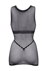Shots Toys - Le Désir - DES029 - Duo Net Mini Dress - OS - Black - Stag Shop