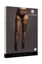Shots Toys - Le Désir - DES042 - Crotchless Cut-Out Pantyhose - Black - Stag Shop