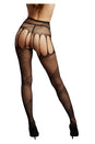 Shots Toys - Le Désir - DES042 - Crotchless Cut-Out Pantyhose - Black - Stag Shop