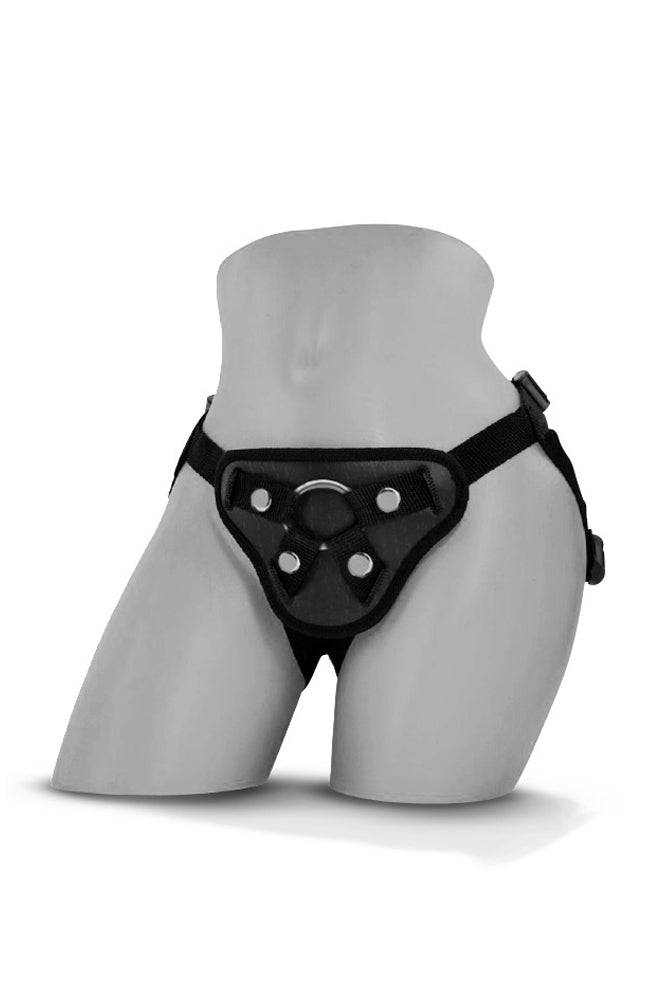 Nobu - DG14 8 Inch Dildo & Strap-On Harness Set - Emerald - Stag Shop