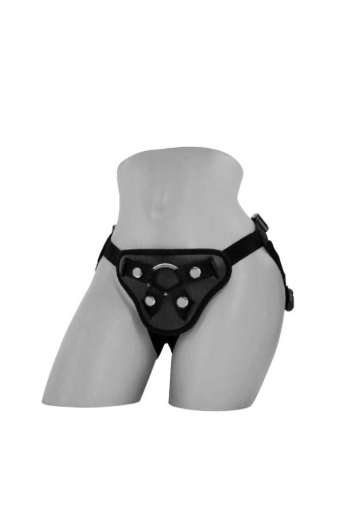 Nobu - Rainbow - DG21 - Dildo & Strap-on Harness Set - 9 Inch - Turtle Green - Stag Shop