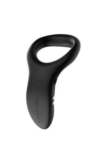 Lovense - Diamo Bluetooth Vibrating Cock Ring - Black - Stag Shop