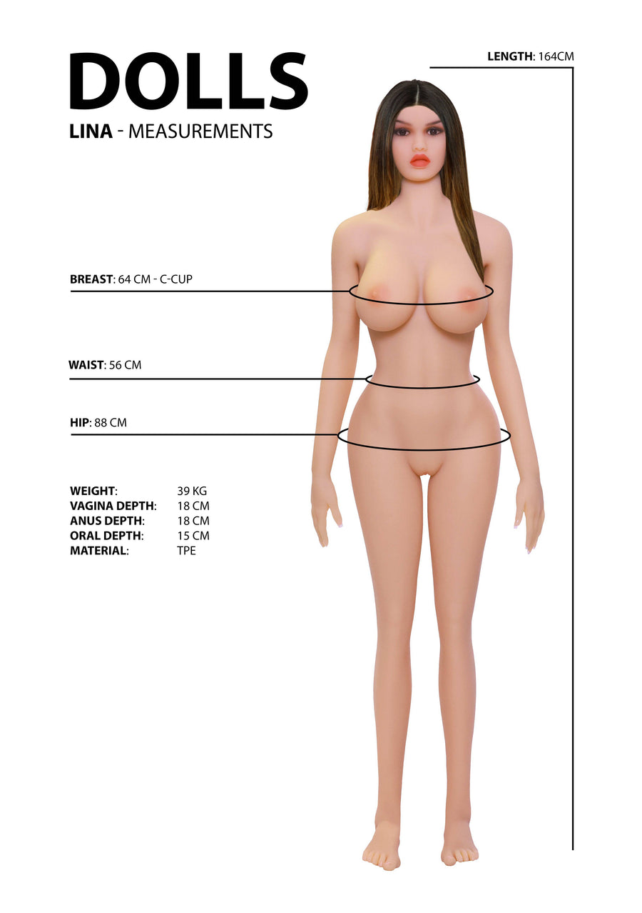 Flesh of Shots - Lina Ultra Realistic Life Size Love Doll - Stag Shop