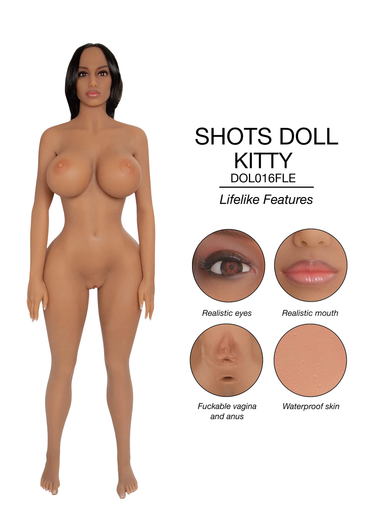 Flesh of Shots - Kitty Ultra Realistic Life Size Love Doll - Stag Shop