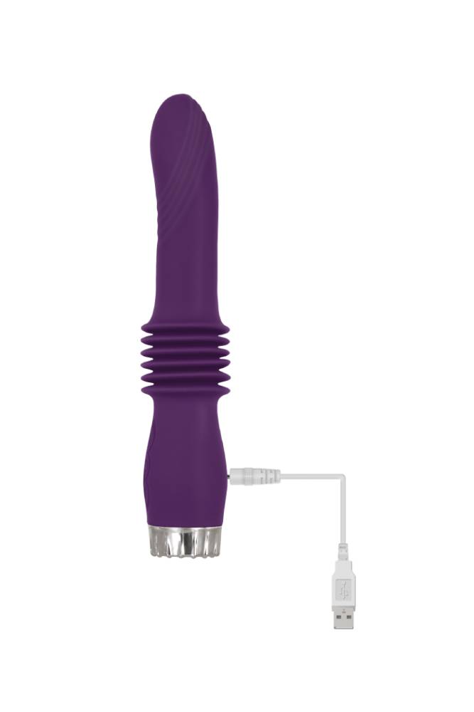 Adam & Eve - Deep Love - Thrusting G-spot Wand - Purple - Stag Shop