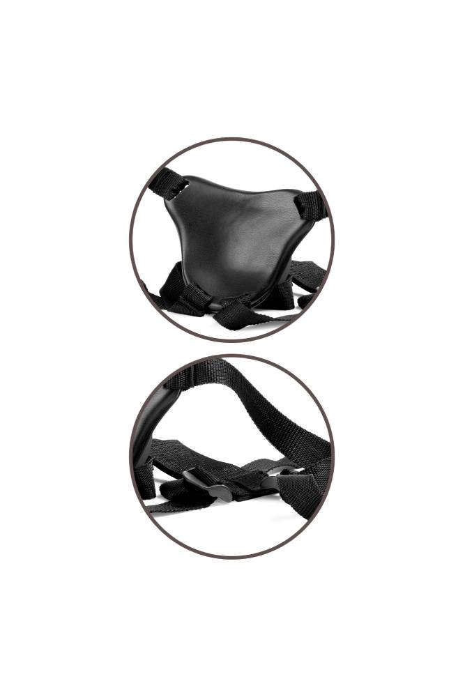 Pipedream - King Cock Elite - Deluxe Silicone Body Dock Strap-on Kit - Beige - Stag Shop