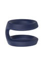 Cal Exotics - Viceroy - Dual Silicone Cock Ring - Blue - Stag Shop