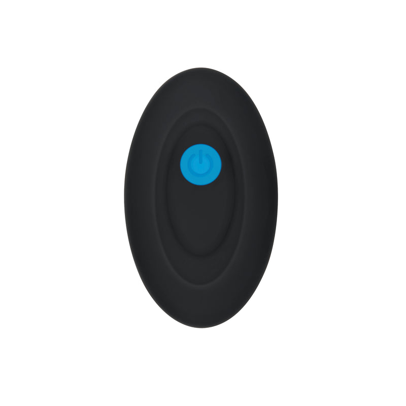 Evolved - Gender X - Electric Blue Vibrating Remote Controlled Butt Plug - Blue - Stag Shop