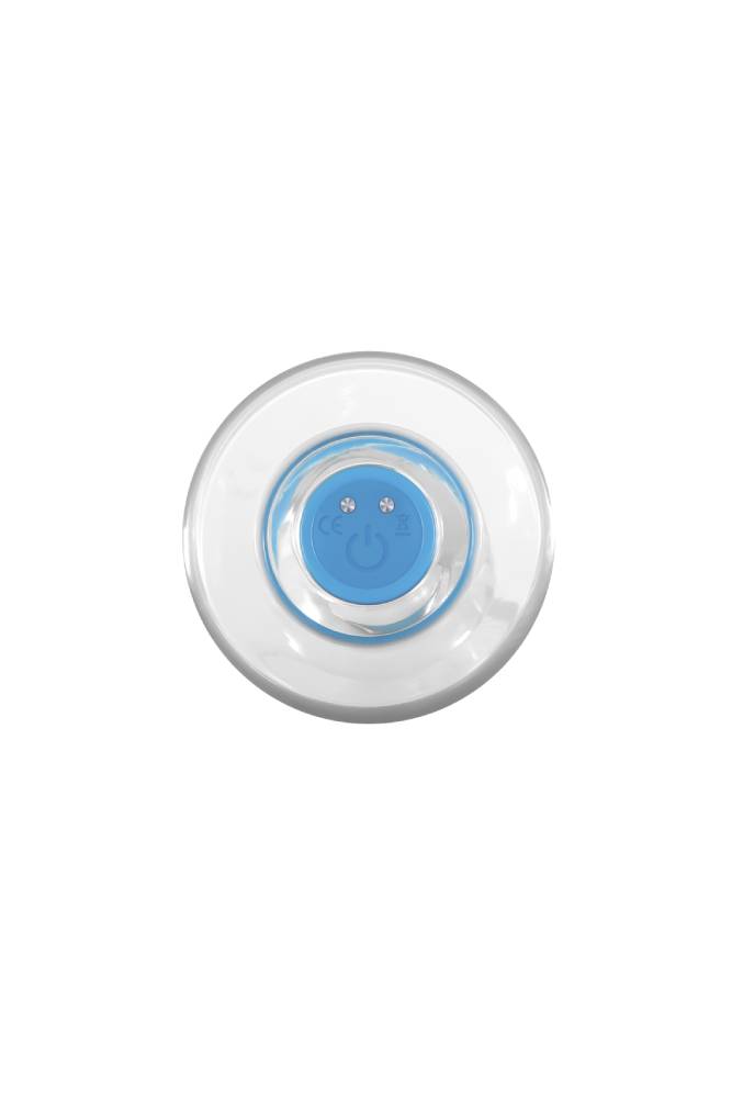 Evolved - Gender X - Electric Blue Vibrating Remote Controlled Butt Plug - Blue - Stag Shop