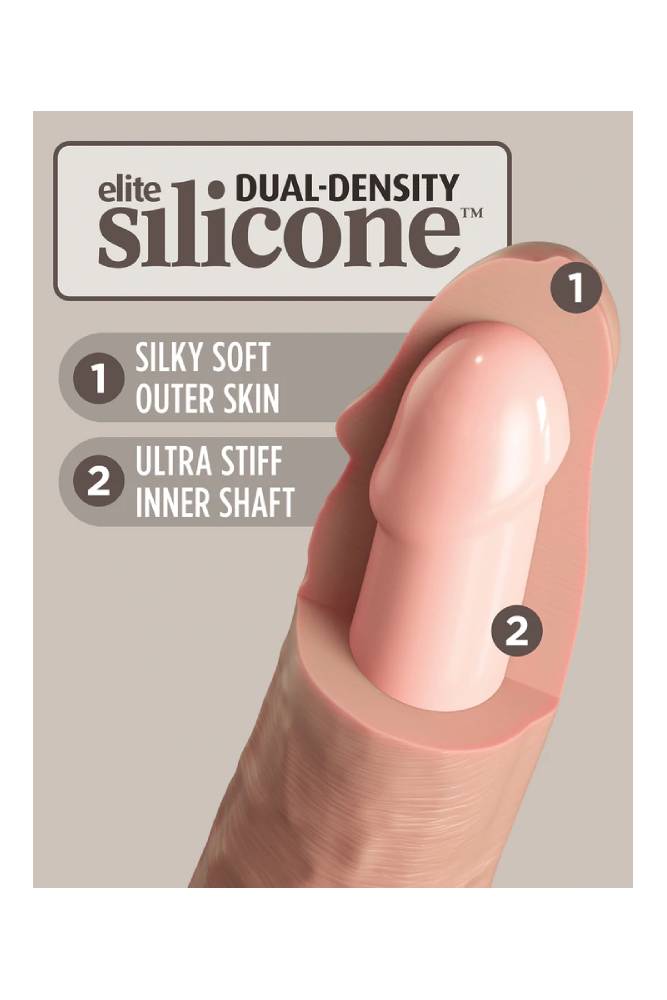 Pipedream - King Cock Elite - Dual Density 7