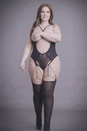 Shots Toys - Le Désir - SHA004 - Elara Open Cup Bodystocking - Black - OS/XL - Stag Shop