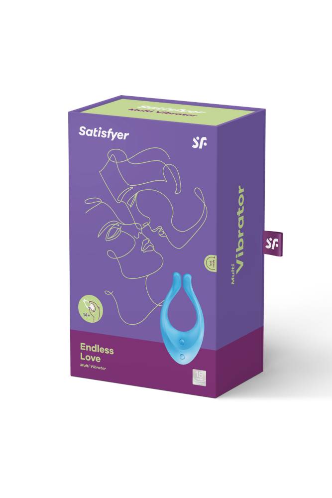 Satisfyer - Endless Love Multi-Position Vibrator - Blue - Stag Shop