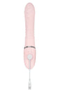 Adam & Eve - Eve's Thrusting Rabbit Vibrator With Orgasmic Beads - Pink - Stag Shop