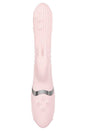 Adam & Eve - Eve's Thrusting Rabbit Vibrator With Orgasmic Beads - Pink - Stag Shop